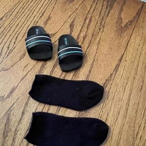 American girl slides and socks